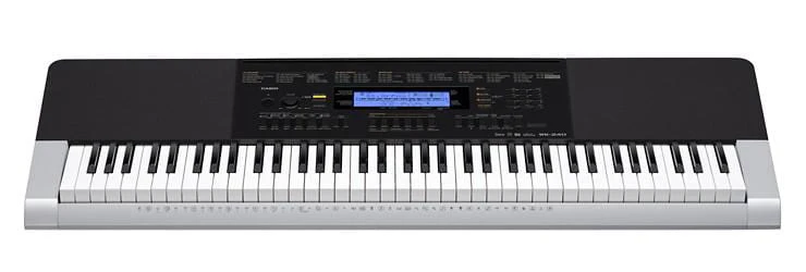 Casio WK-240 Keyboard with Stand, Headphones, Polishing Cloth and Power Adapter - Image 2