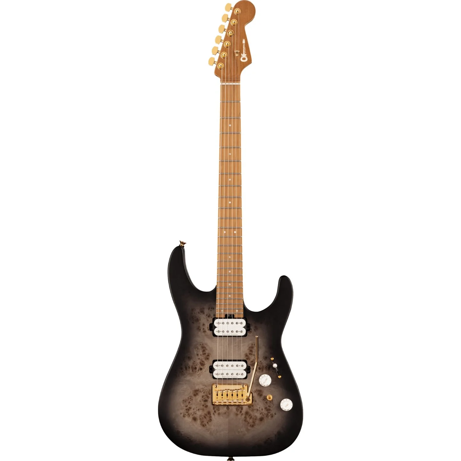 Charvel Pro-Mod D24 HH CM Poplar Burl 6 String Electric Guitar