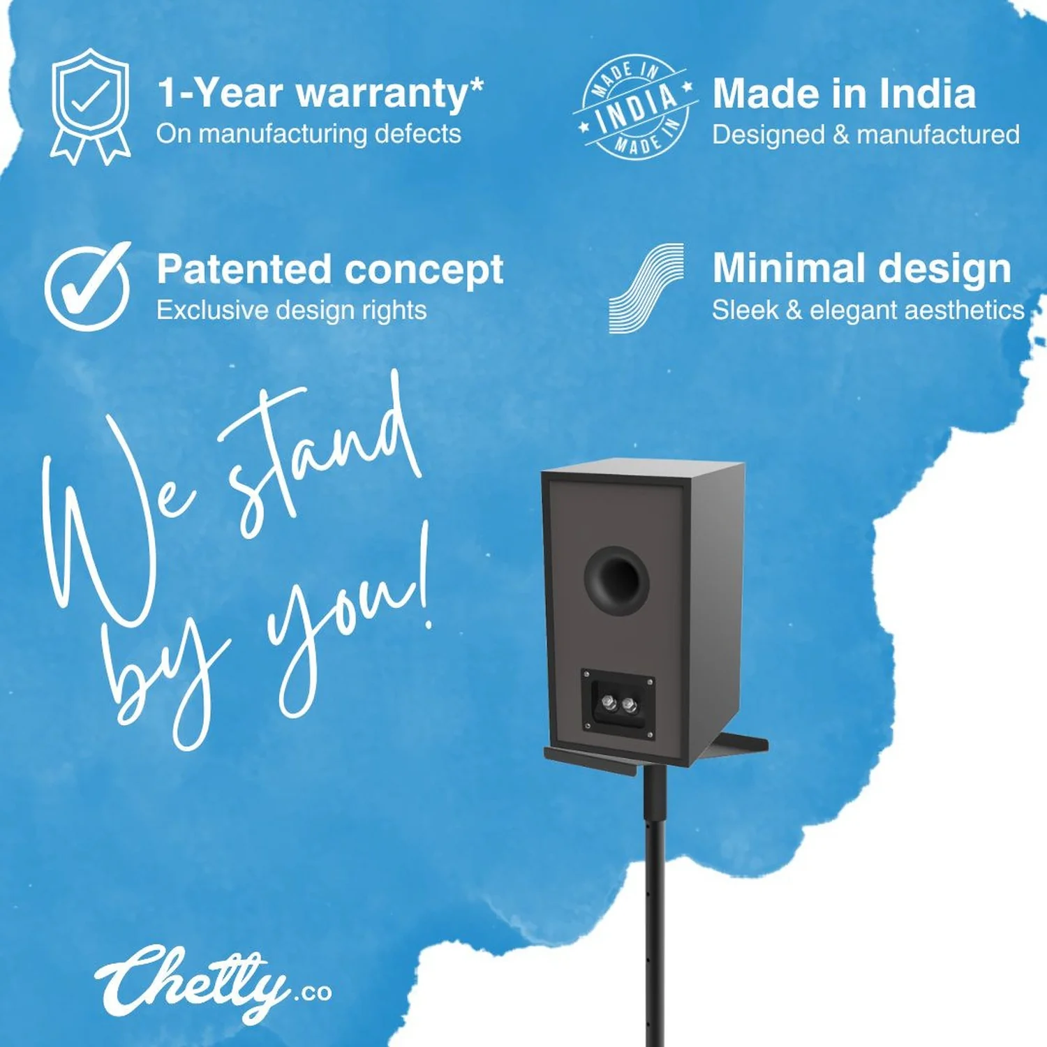 Chetty LS5 Studio Collapsible Tripod Base Monitor Stand - Image 5