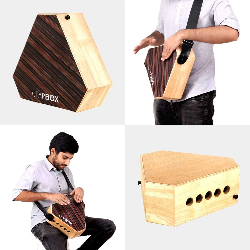Clapbox CB 2 Sided Travel Cajon with Carry Bag - Image 4