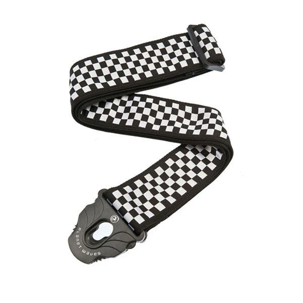 Planet Waves 50PLC02 Planet Lock Guitar Strap, Check Mate