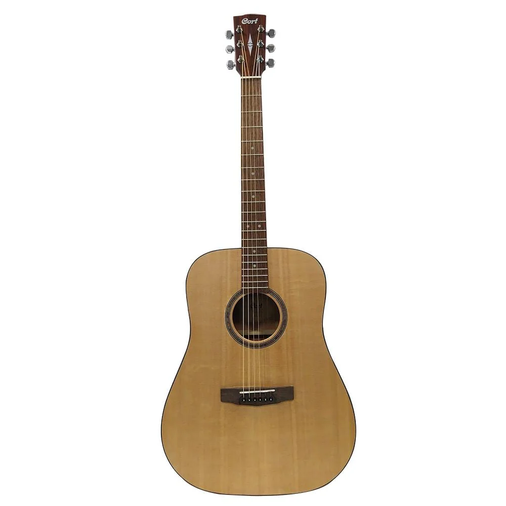 Cort AD 850 Solid Top 6 String Electro Acoustic Guitar - Open Pore