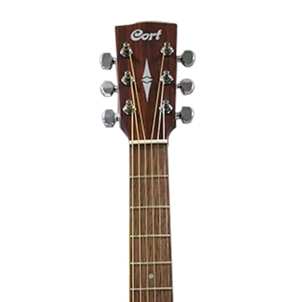 Cort AD 850 Solid Top 6 String Electro Acoustic Guitar - Open Pore - Image 4