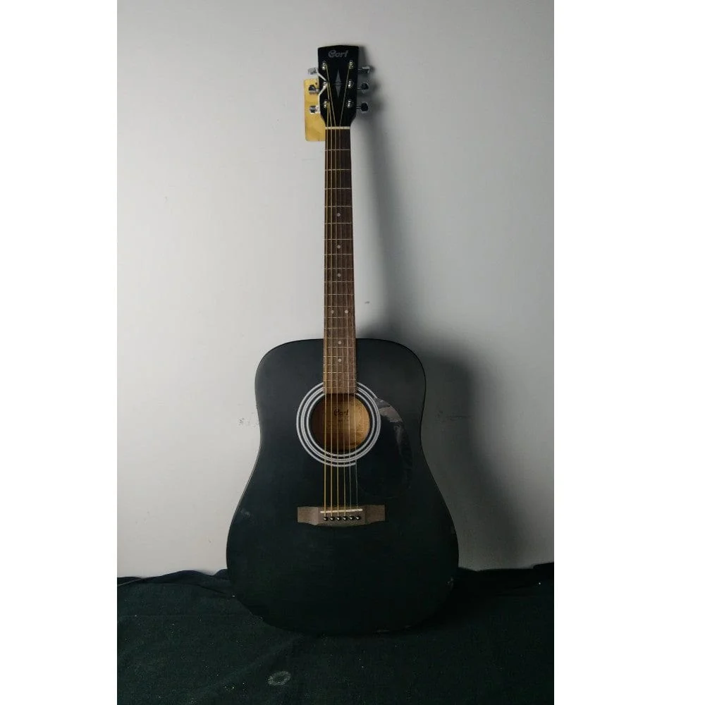 Cort AD810E Dreadnought Electro Acoustic Guitar - Black Satin - Open Box B Stock - Image 17
