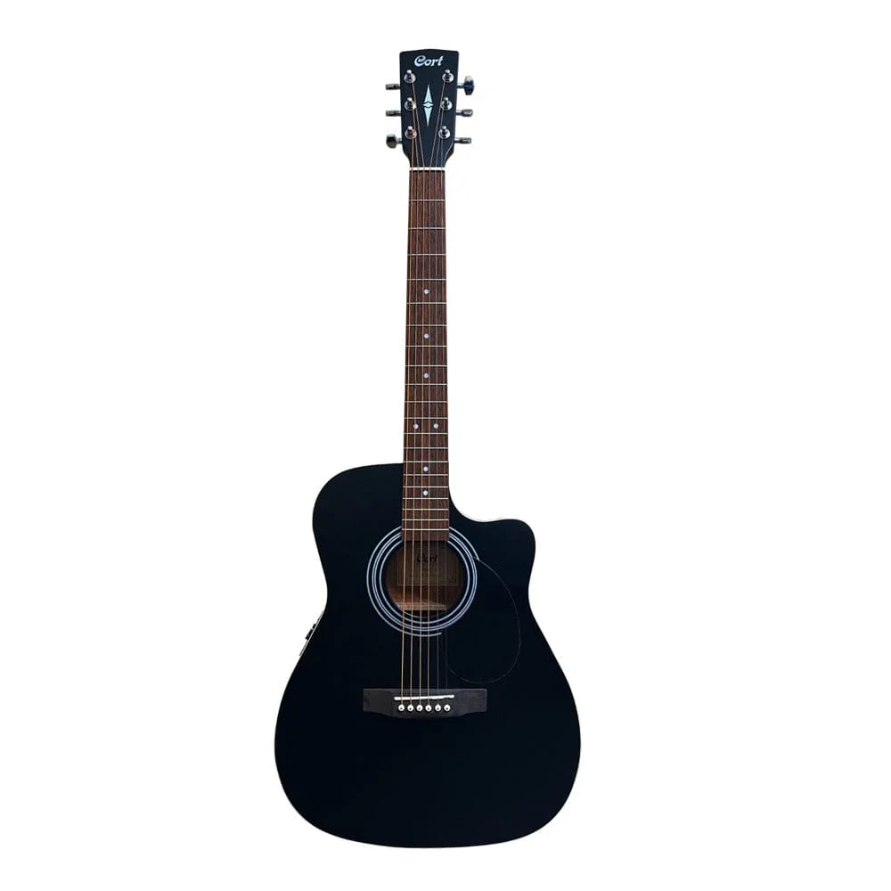 Cort AF500CE Standard Series Open Pore Electro Acoustic Guitar with Gigbag, Strap, Picks, Polishing Cloth & Ebook - Image 10
