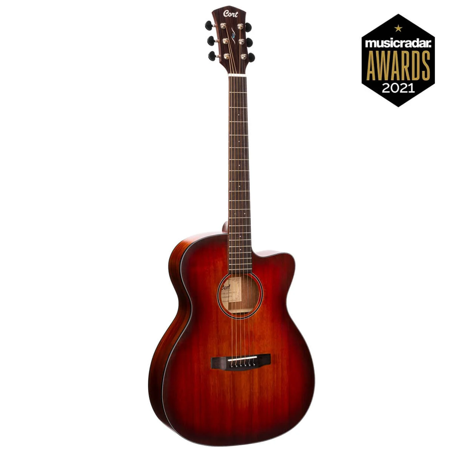 Cort Core OC Blackwood 6-Strings Electro Acoustic Guitar With Bag- Open Pore Light Burst