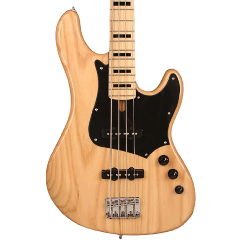 Cort GB54-ASH NAT 4 String Bass Guitar - Natural Glossy - Image 2