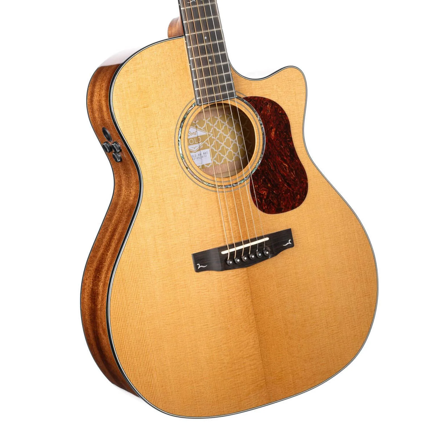 Cort GOLD-A6 Electro Acoustic Guitar with Case - Image 2
