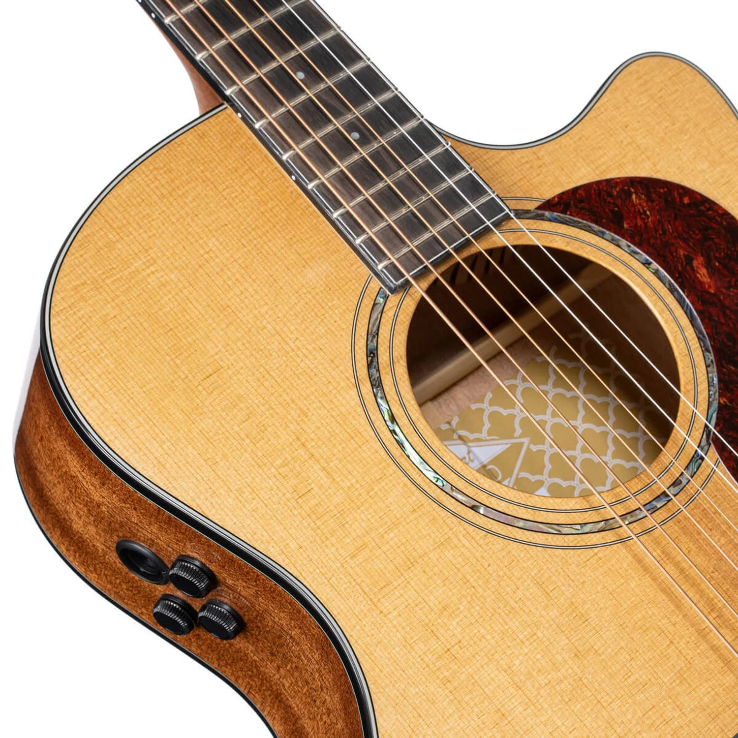 Cort GOLD-A6 Electro Acoustic Guitar with Case - Image 3