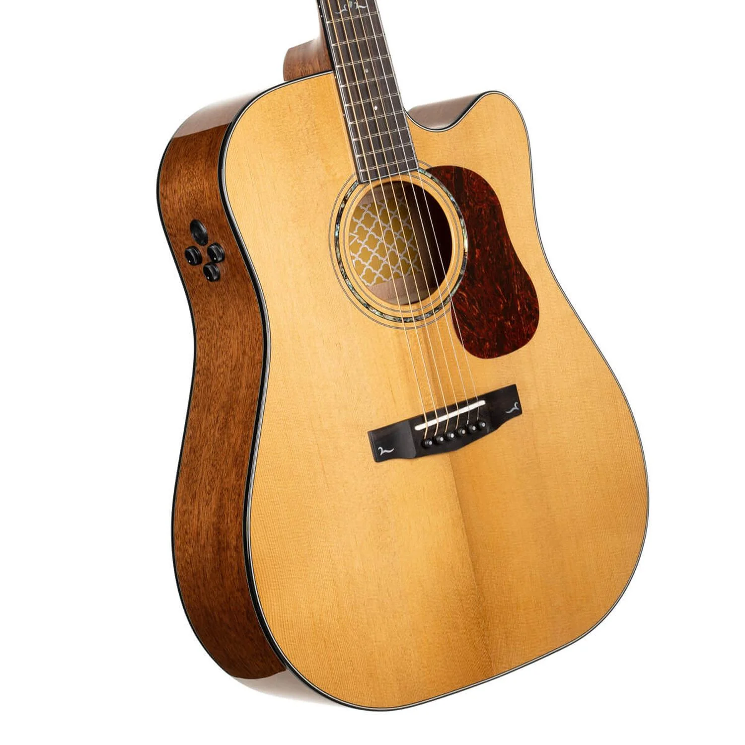 Cort GOLD-DC6 6 String Electro Acoustic Guitar with Case - Image 2