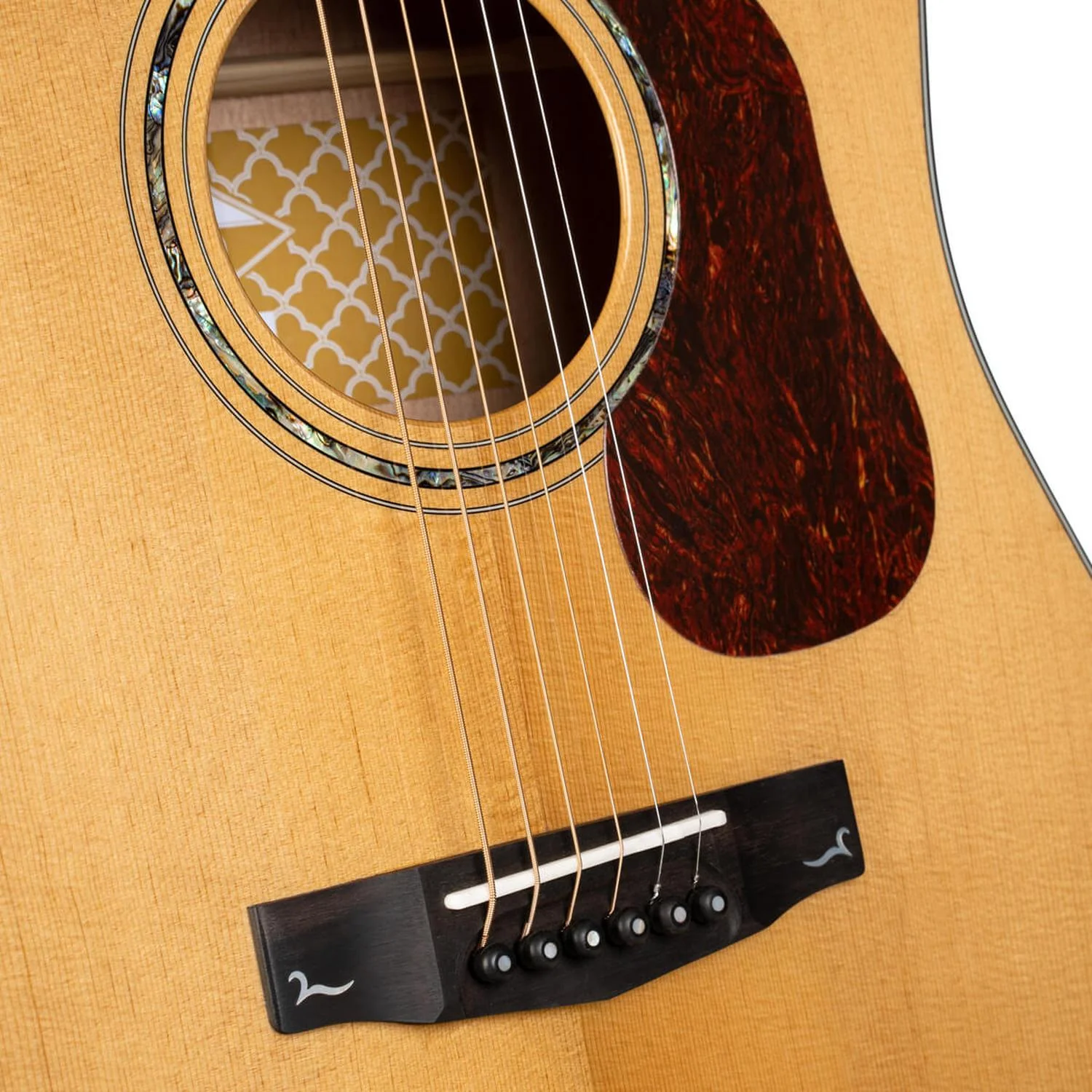 Cort GOLD-DC6 6 String Electro Acoustic Guitar with Case - Image 5