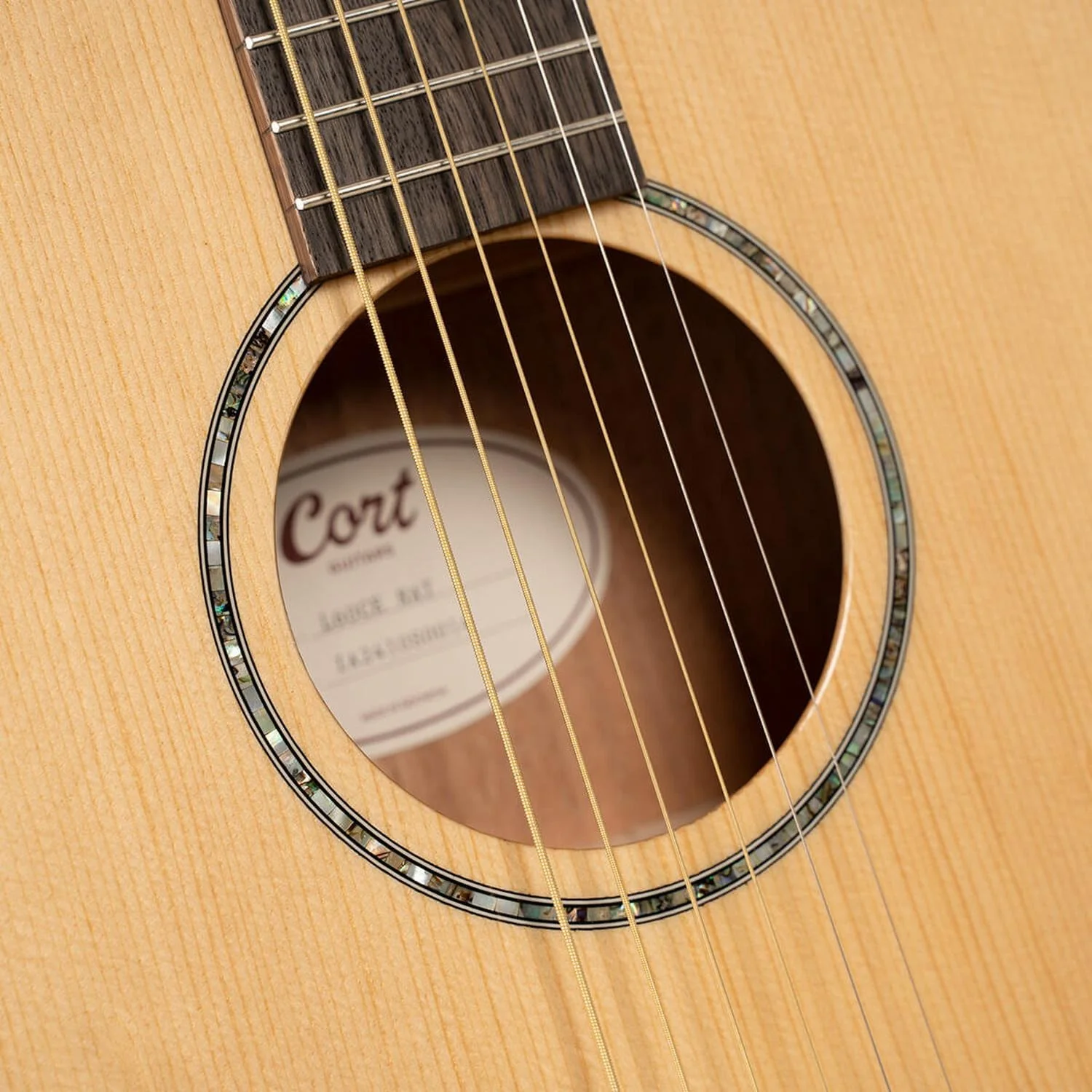 Cort L60CE Semi 6 String Electro Acoustic Guitar - Image 3