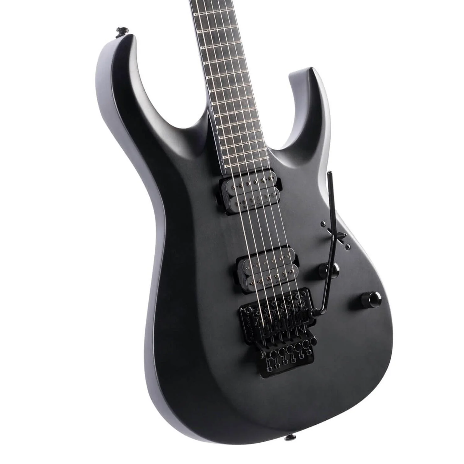 Cort X500 Menace 6 String Electric Guitar - Black Satin - Image 2