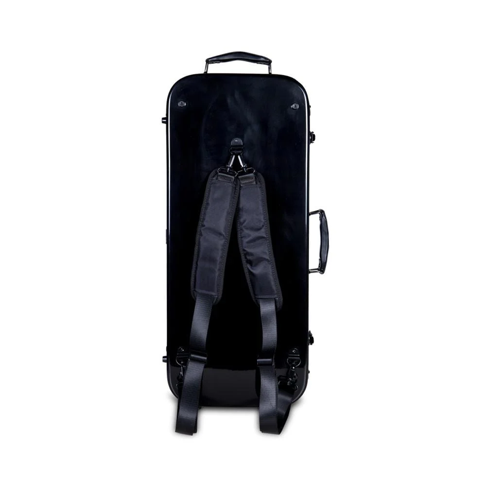 Crossrock CRF1000DVBK Fiberglass Double Violin Case - Image 2
