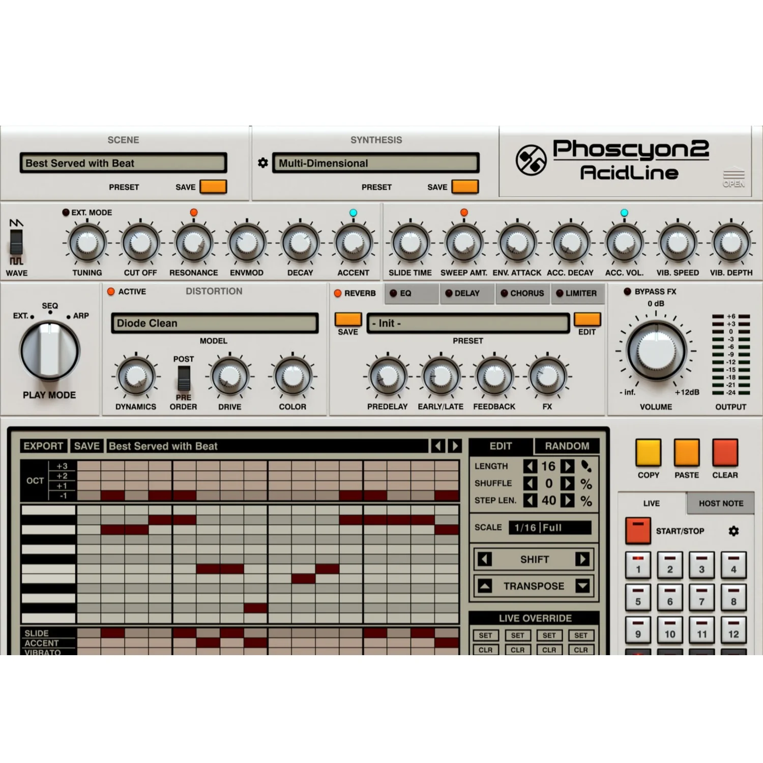 D16 Phoscyon 2 Synthesizer – Professional Audio Software & Plugin