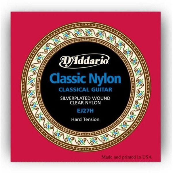 D'Addario EJ27H Acoustic Classical Guitar Nylon Strings - Hard Tension