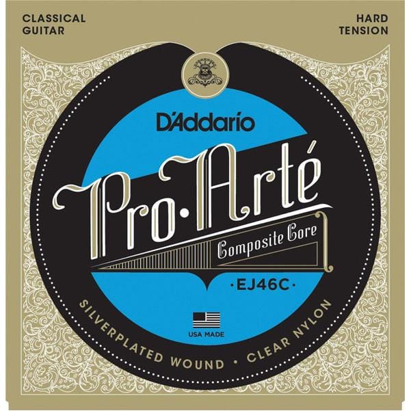 D'Addario EJ46C Pro-Arte Composite Guitar Strings, Hard Tension