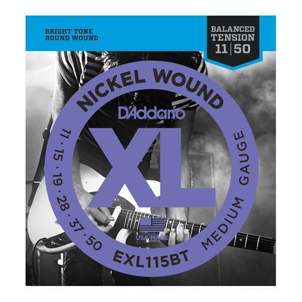Daddario EXL115BT Nickel Wound Medium Electric Guitar Strings
