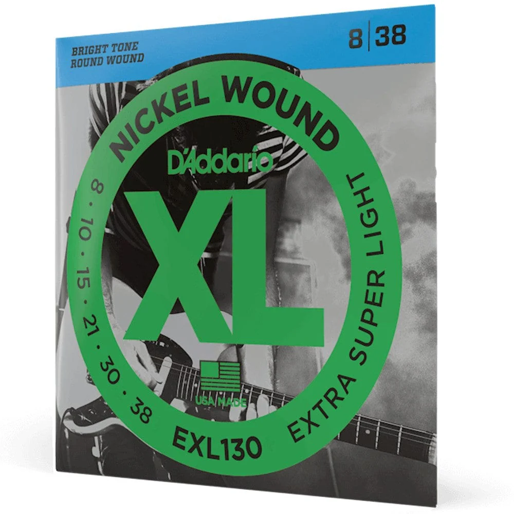 D'Addario EXL130 Electric Guitar Strings, Nickel Wound - 0.08-0.38 - Image 3