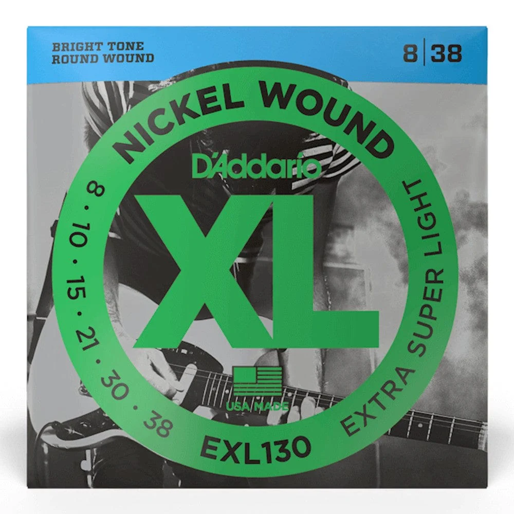 D'Addario EXL130 Electric Guitar Strings, Nickel Wound - 0.08-0.38 - Image 4