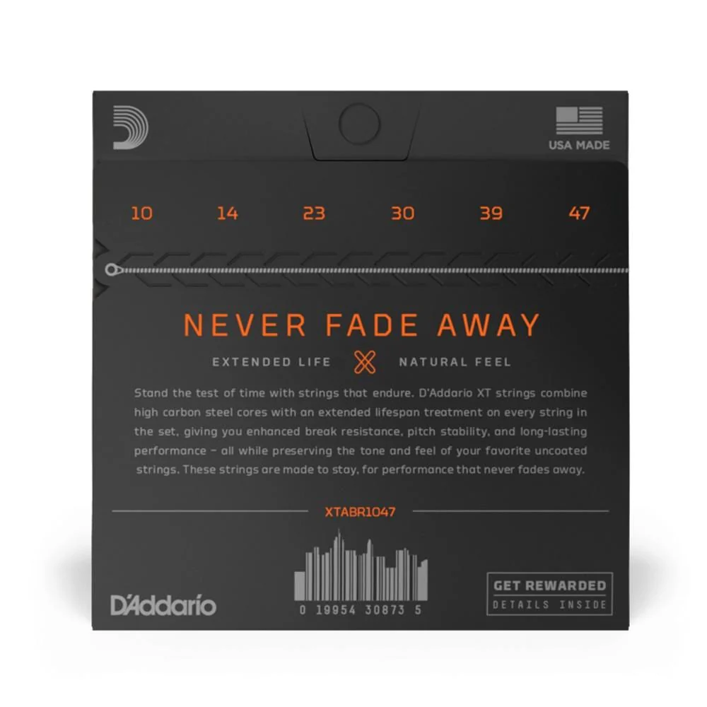 D'Addario XT 80/20 Bronze Acoustic Guitar Strings Coated Set - Image 3