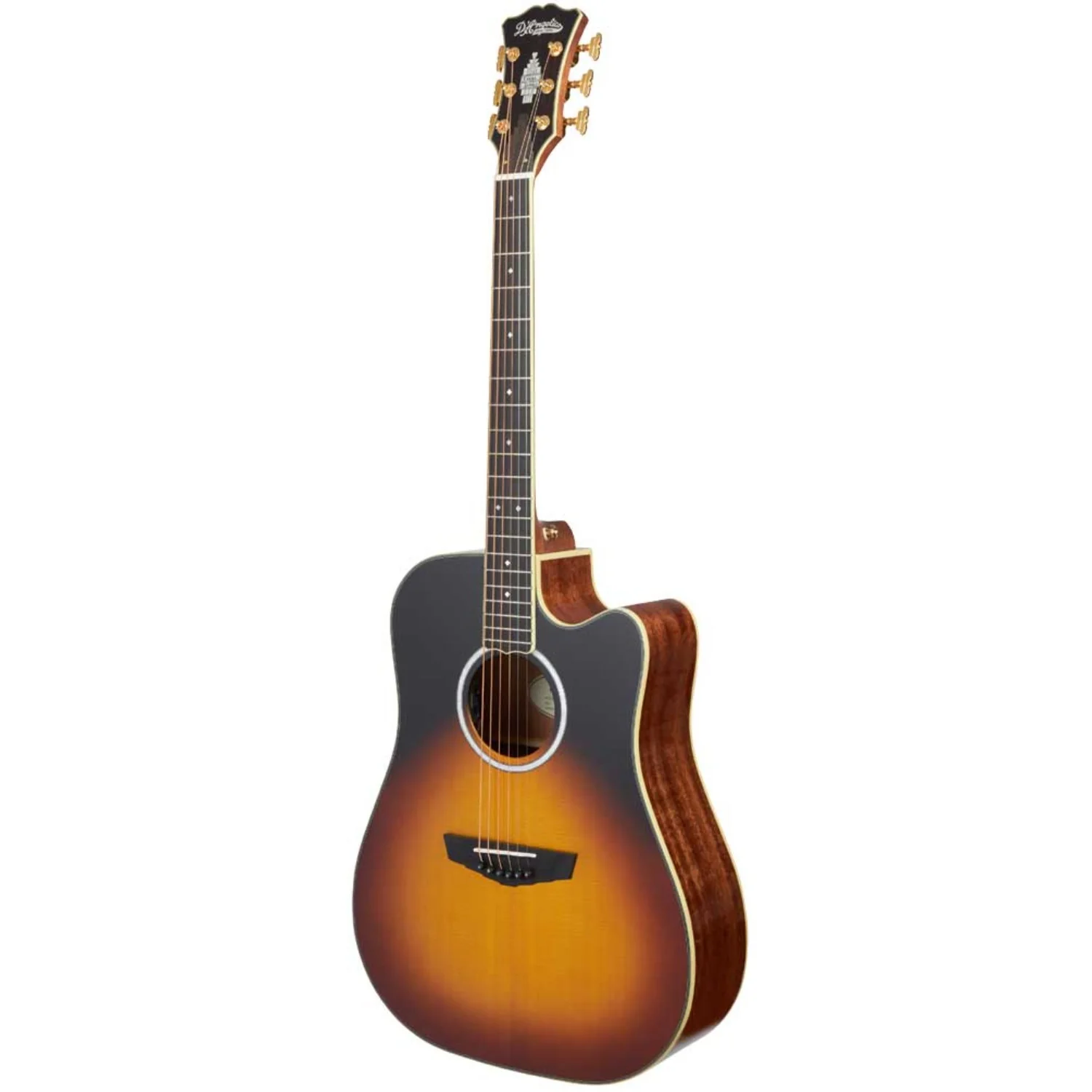 D'Angelico DAED500VSB2GP Excel Bowery 6 String Electro Acoustic Guitar - Image 2