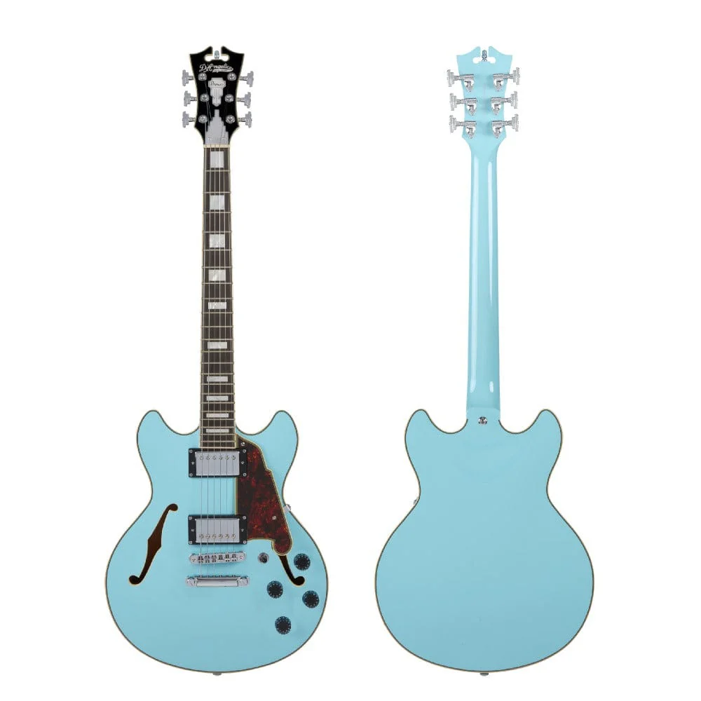 D'Angelico Premier Mini DC Semi-Hollow 6 String Electric Guitar - Image 24
