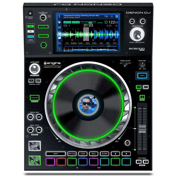 Denon SC5000 Prime Professional DJ Controller Interface