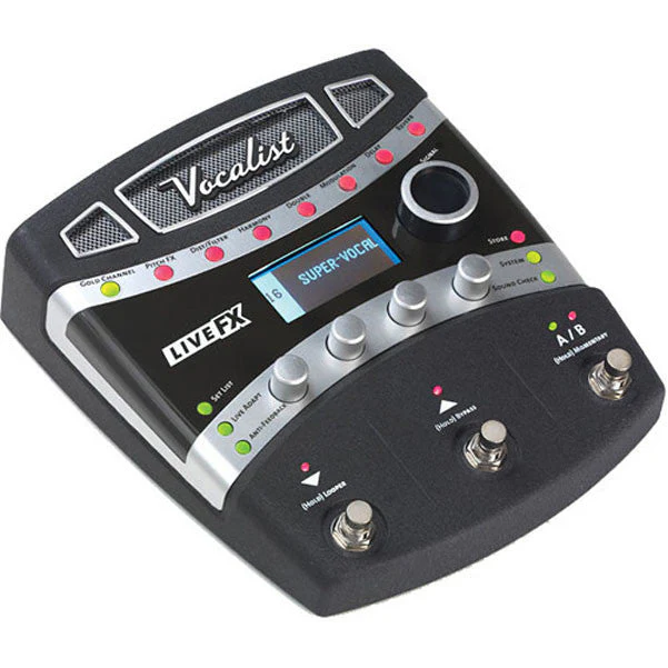 DigiTech FXVLFX04 Vocalist Live FX Foot-Pedal Vocal Processor