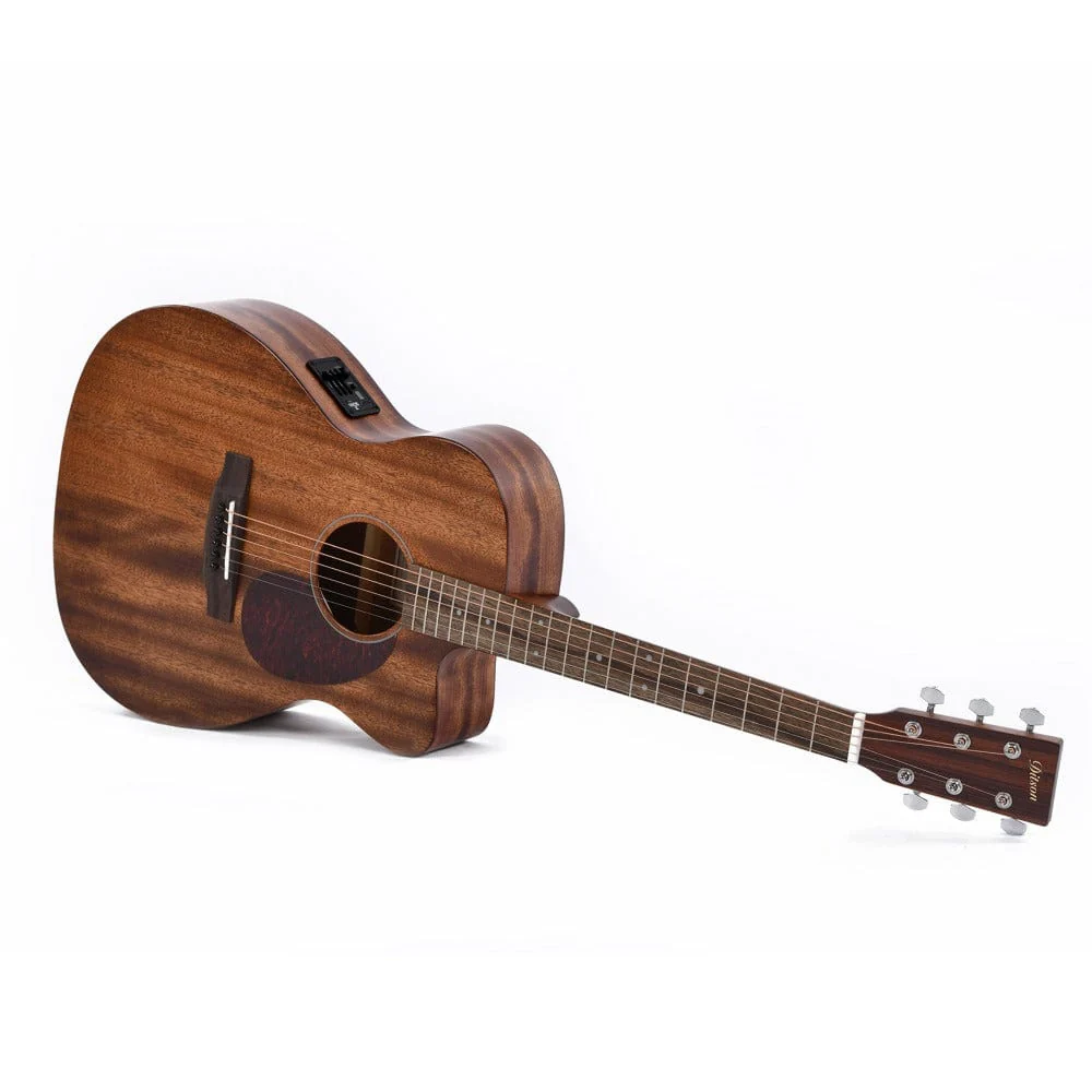 Ditson 000C-15E 6 String Electro Acoustic Guitar - Natural - Image 3