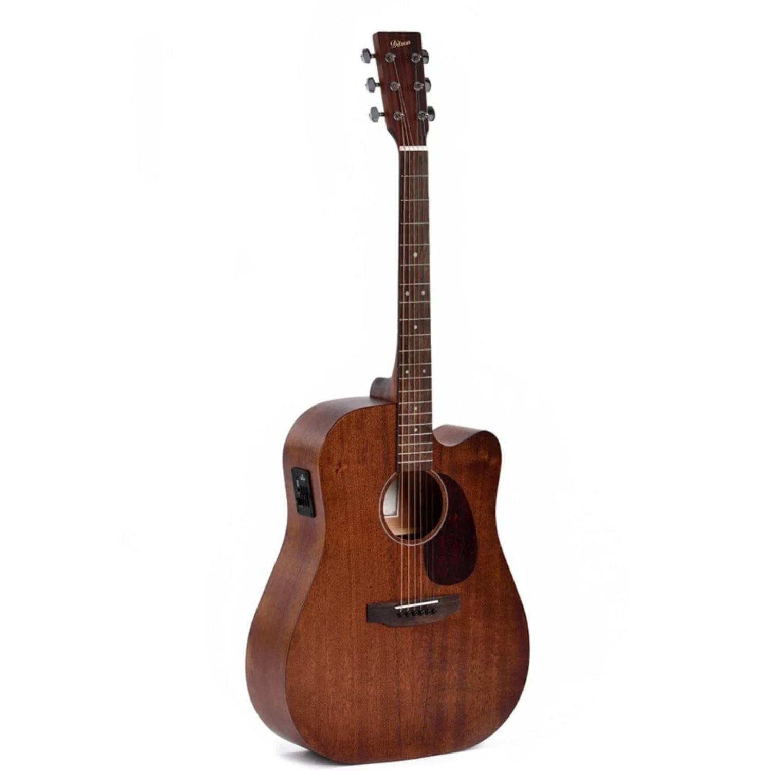 Ditson D-15 AGED 6 String Acoustic Guitar - Mahogany - Image 2
