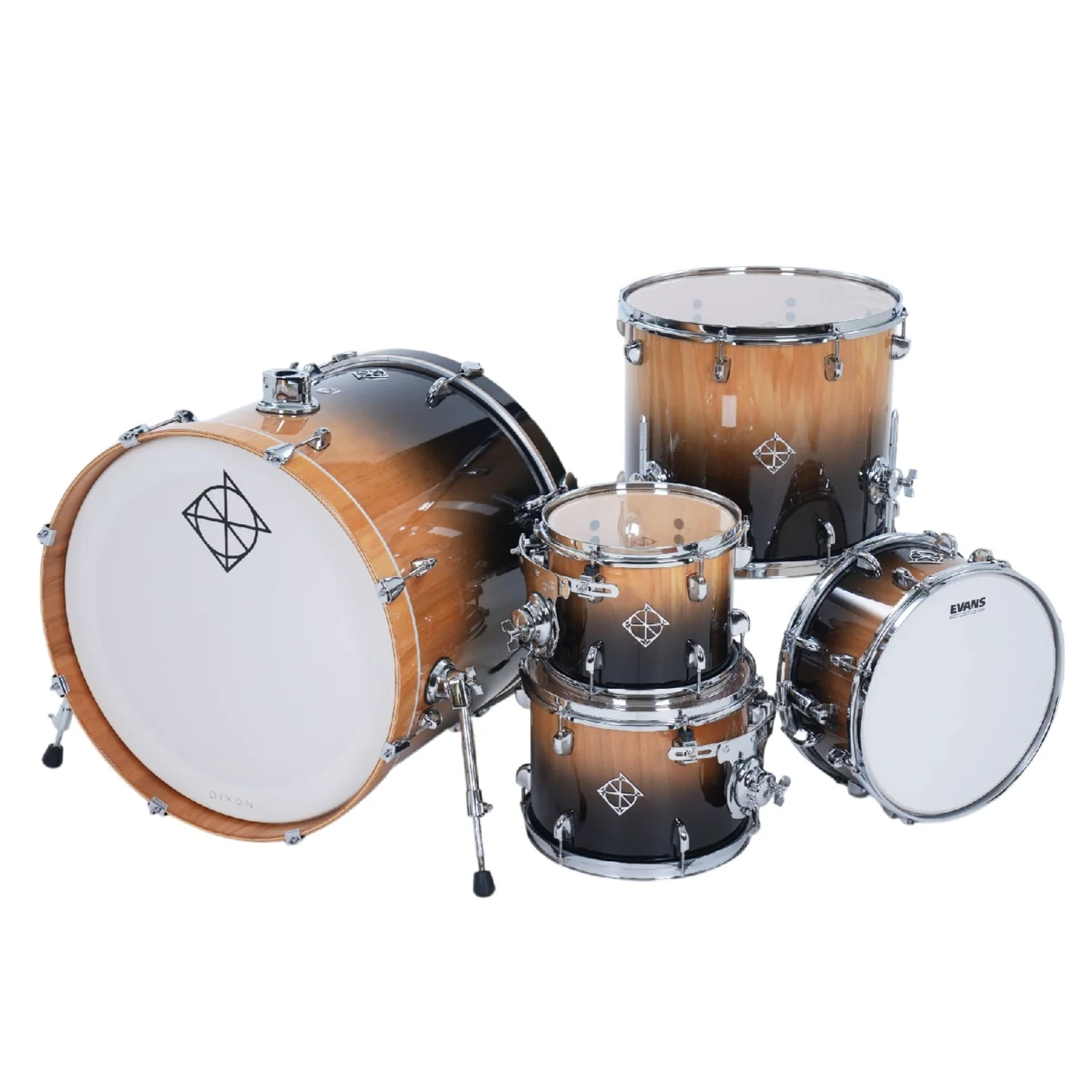 Dixon Fuse 5 Piece Maple Gloss Acoustic Drum Kit - Image 13