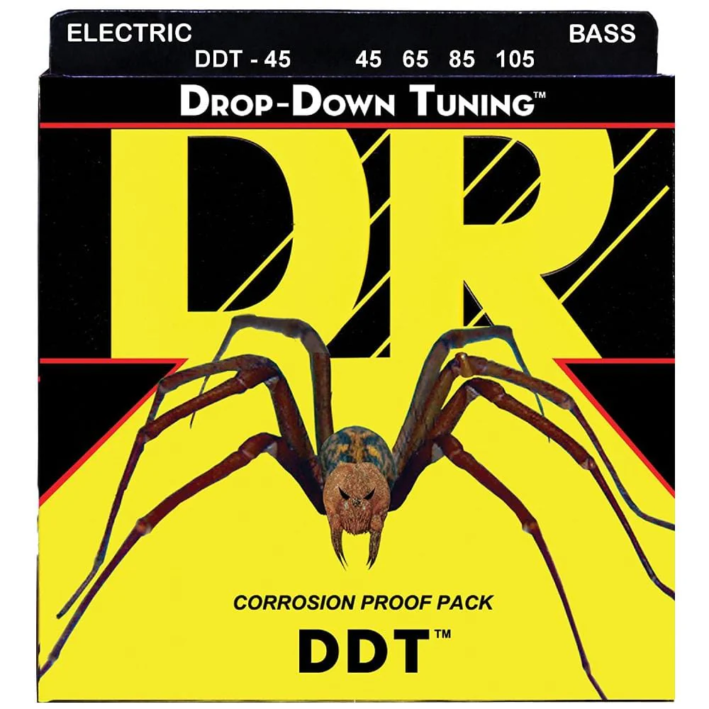 DR String DDT45 Drop Down Tuning Medium Bass Guitar Strings