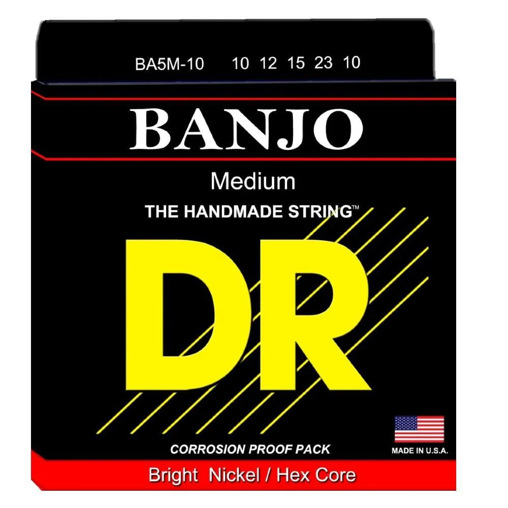 DR Strings BA5 10 Original Style Banjo Strings