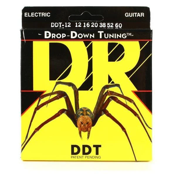 DR Strings DDT-12 Drop-Down Tuning Nickel Plated Steel Electric Guitar Strings - Extra Heavy - 12-60