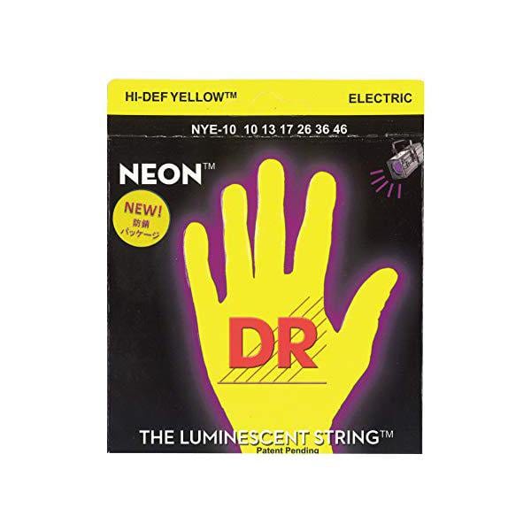 DR Strings NYE-10 Nickel Coated Medium Electric Guitar Strings - 10-46