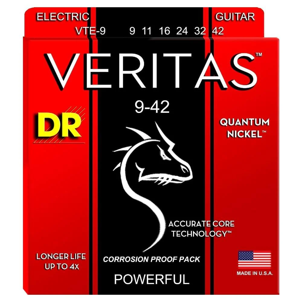 DR Strings Veritas Coated Core Technique Electric Guitar Strings