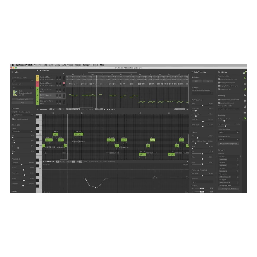 Dreamtonics Synthesizer V Pro Eng Bdl 6 Voices – Professional Audio Software & Plugin