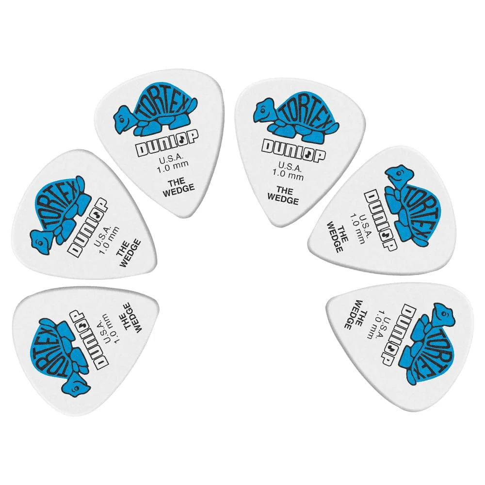 Dunlop 424P Tortex Wedge Guitar Picks - Pack of 6 - Image 9