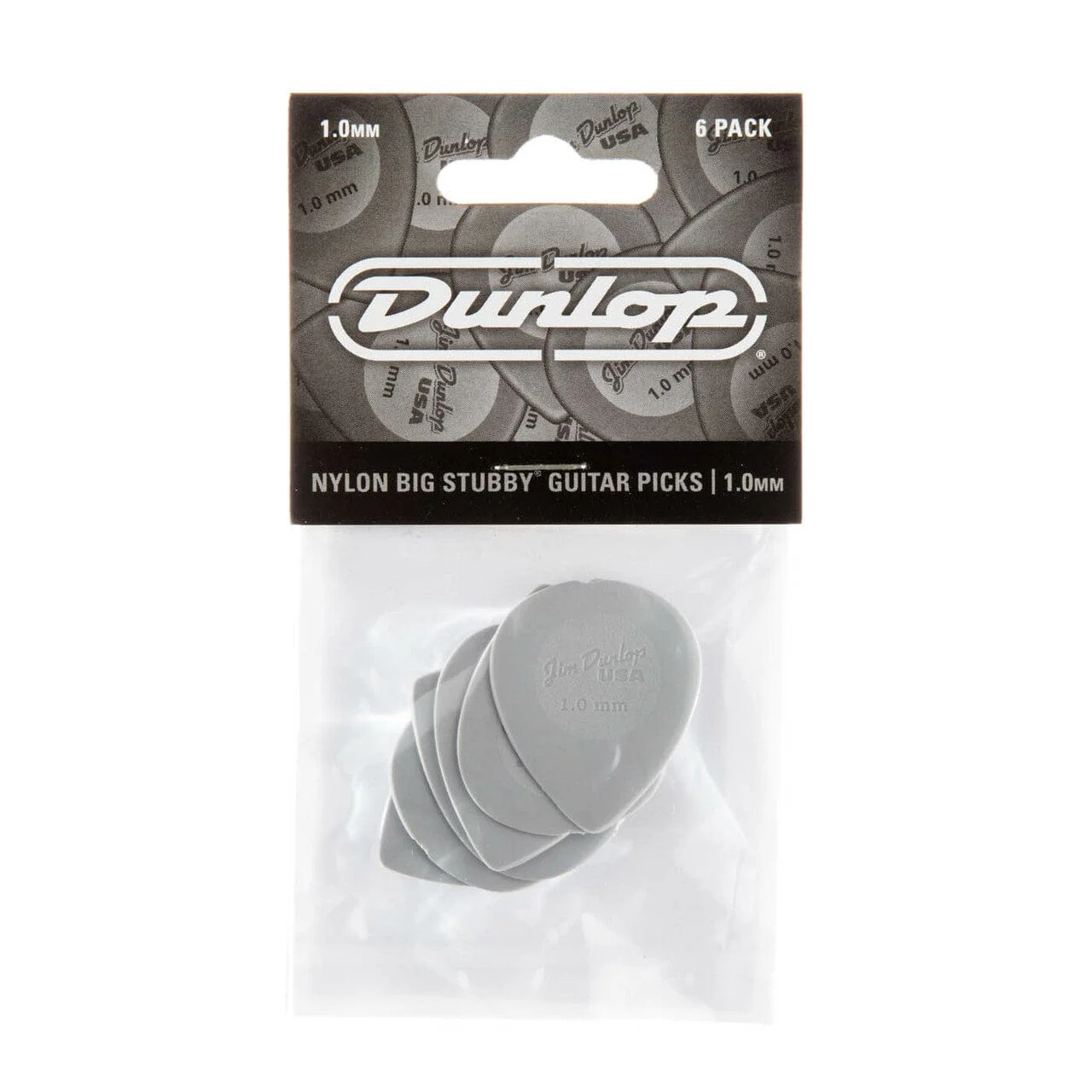 Dunlop 4450 Nylon Big Stubby Guitar Picks - Set of 6 - Image 4