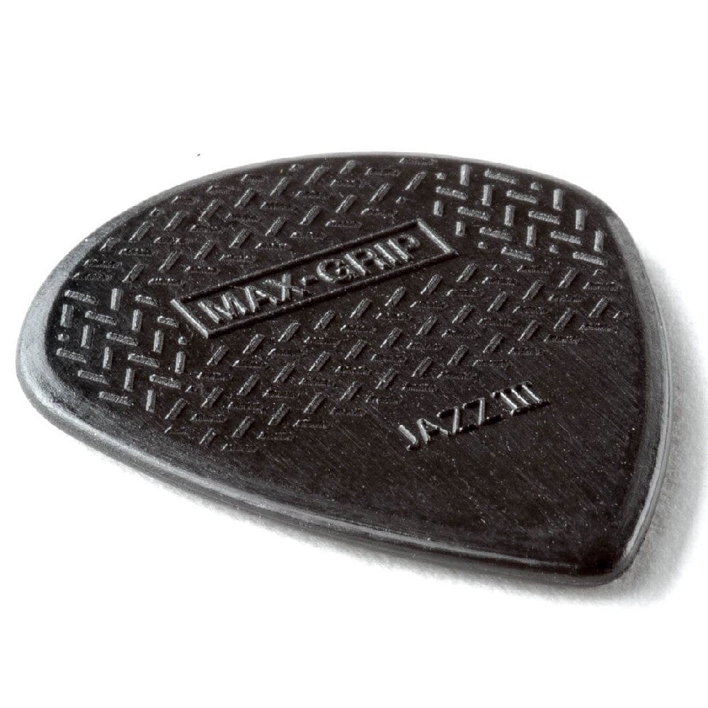 Dunlop 471R3S Max Grip Jazz III Stiffo Picks - Pack of 6 - Image 2