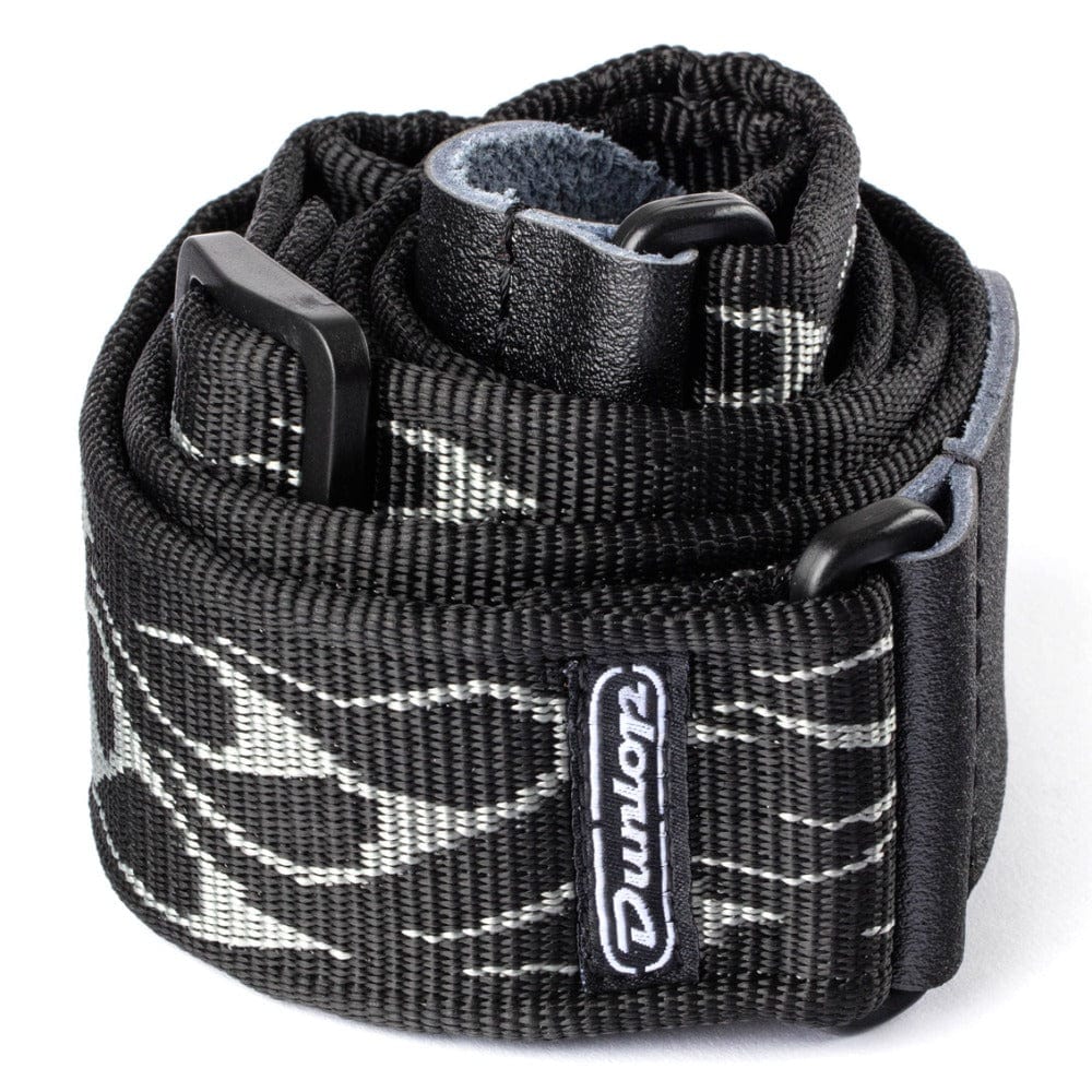 Dunlop D3811GY Classic Flambe Guitar Strap - Grey - Image 2