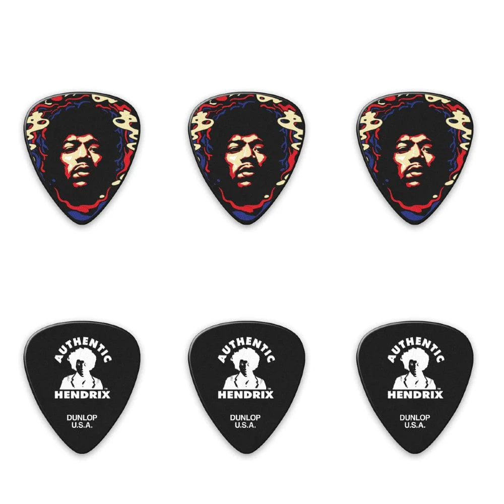 Dunlop JHPT15H Hendrix Tin Ea Pick - Star Haze Pack of 6 - Image 2