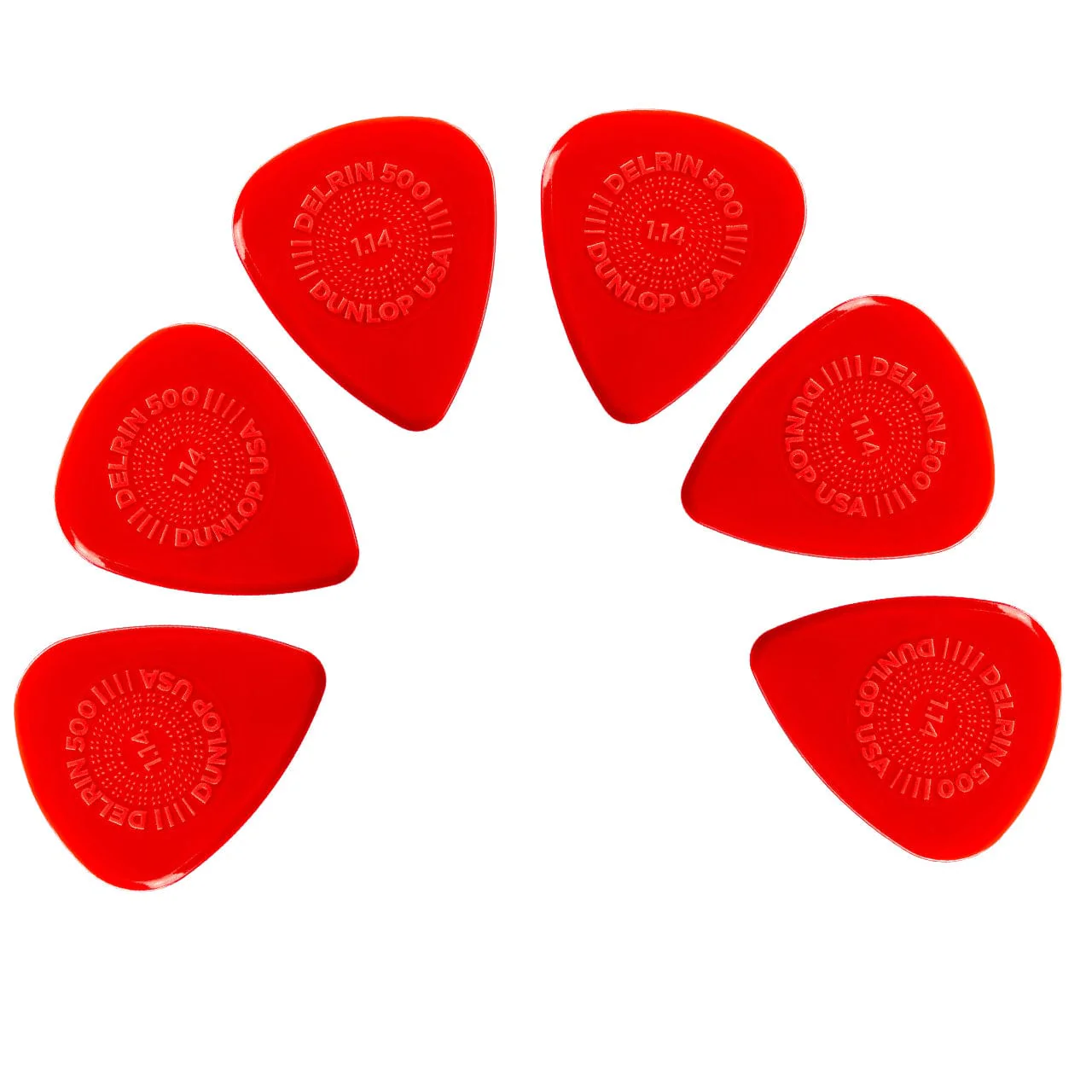 Dunlop Prime Grip Delrin 500P Guitar Picks - Pack of 6 - Image 8