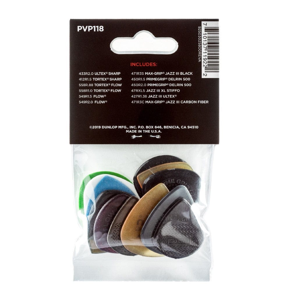 Dunlop PVP118 Variety Shred Guitar Picks - Pack of 12 - Image 2