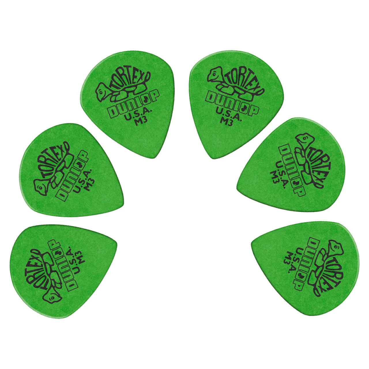 Dunlop Tortex Jazz Guitar Pick - Set of 6