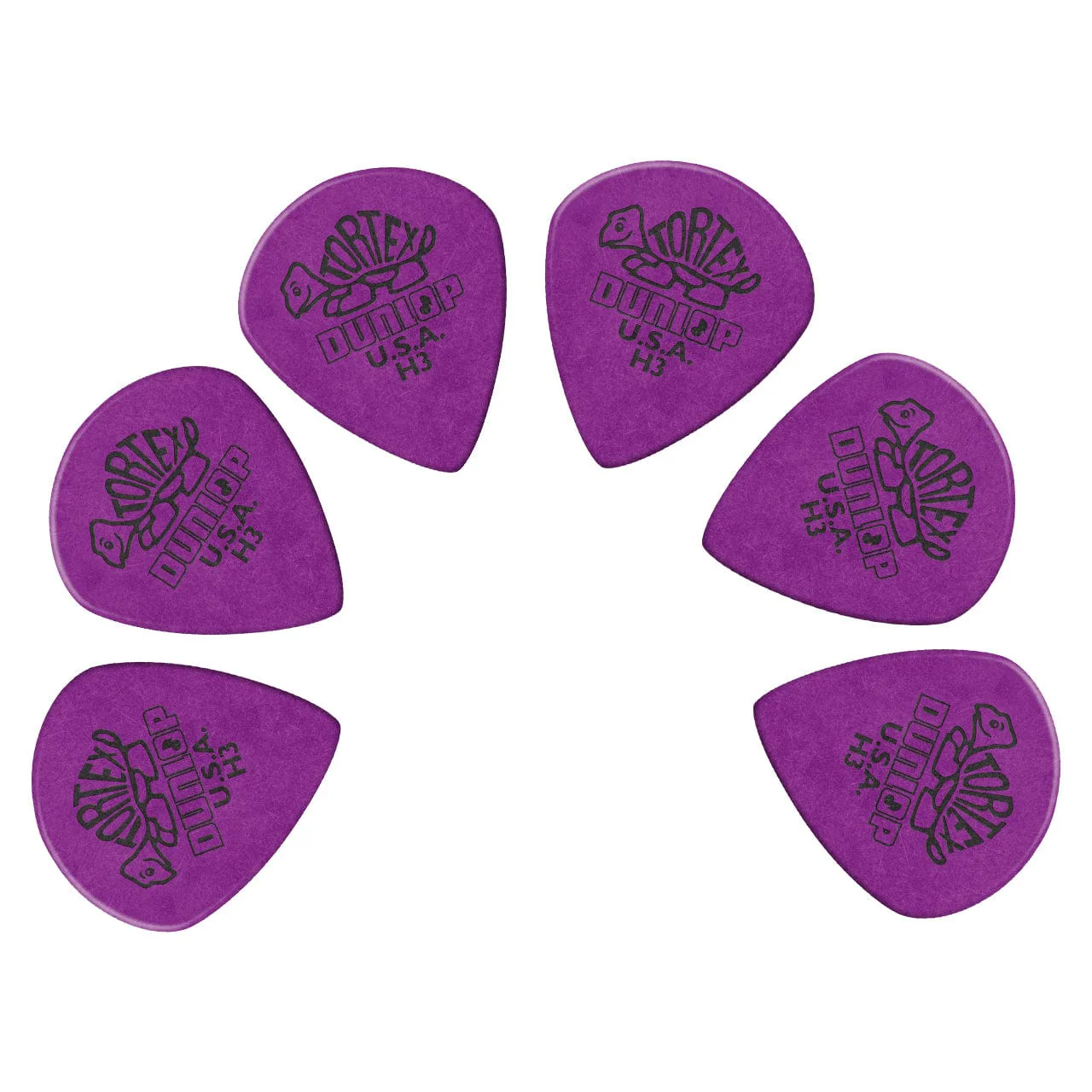 Dunlop Tortex Jazz Guitar Pick - Set of 6 - Image 3