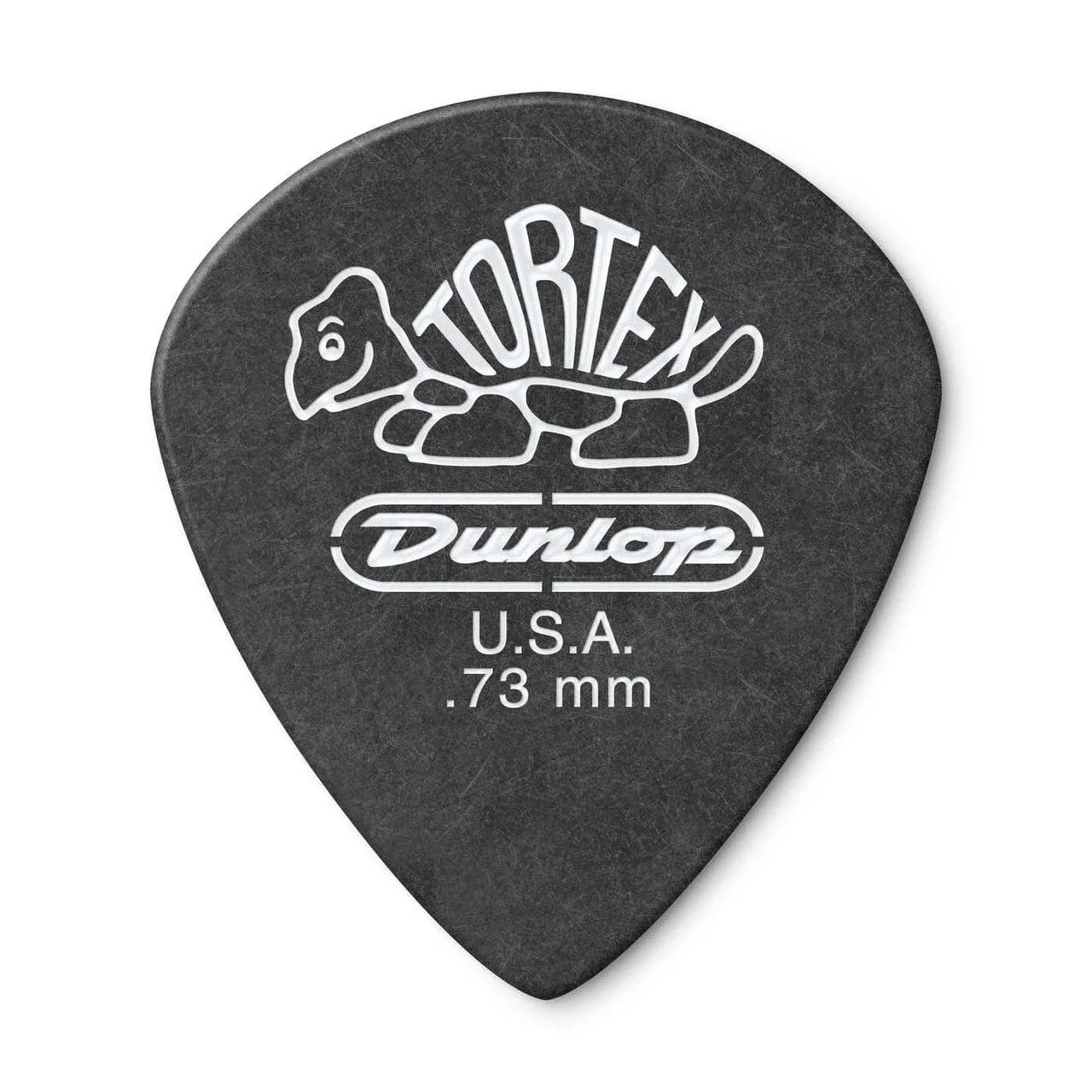 Dunlop 482R Tortex Pitch Black Jazz Guitar Picks - Set of 6 - Image 8