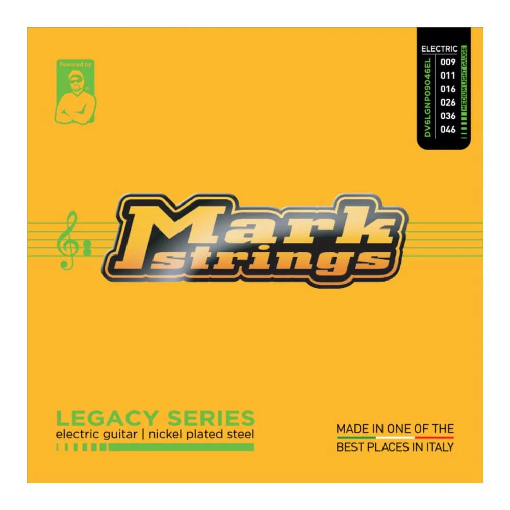 DV Mark Legacy Series Nickel Plated Steel Medium Light Gauge Electric Guitar String Set