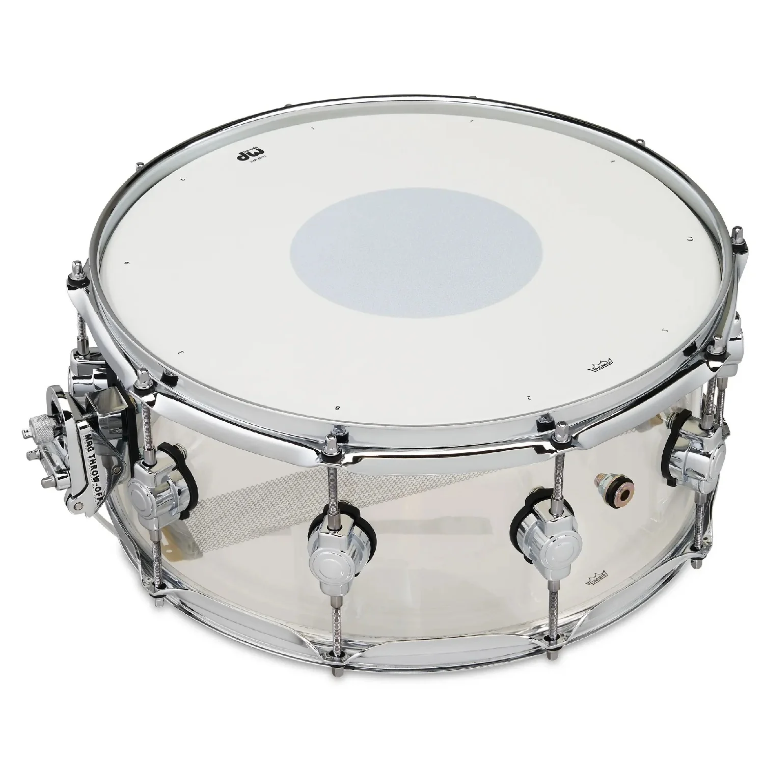 DW Drum Workshop DDAC0614SSCL 6x14"Design Series Acrylic Snare Drum - Image 2